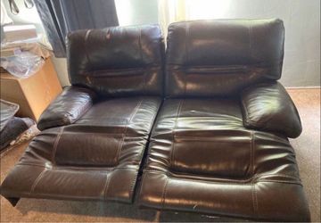 Leather sofa