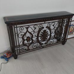 Table Iron Console Table $150