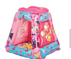 minnie mouse inflatable ball pit