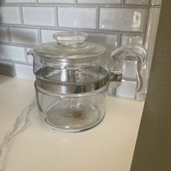 Vintage Pyrex Percolator For Coffee