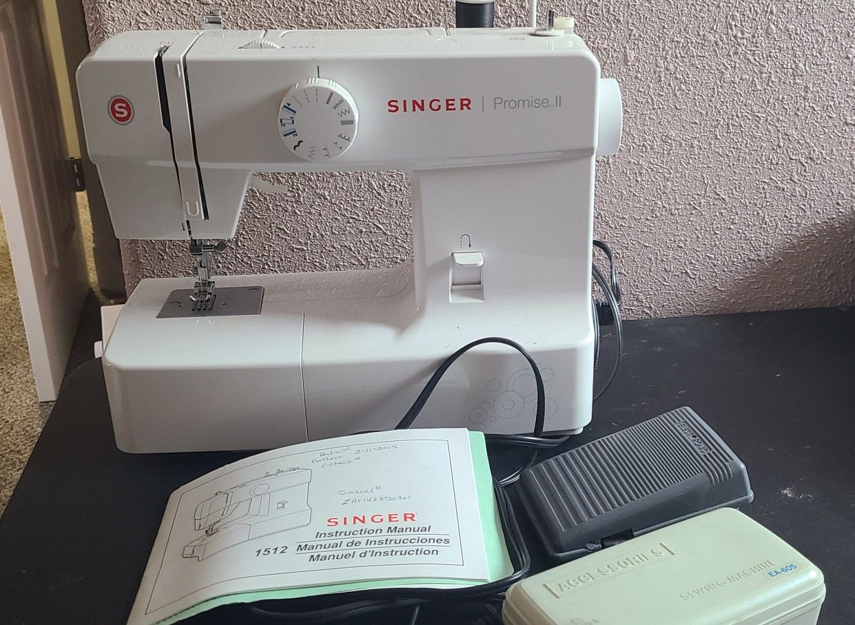 Singer Sewing Machine (Promise II) + Accessories