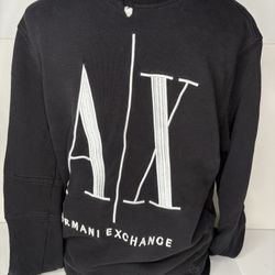 Armani Black SweatShirt Size Medium
