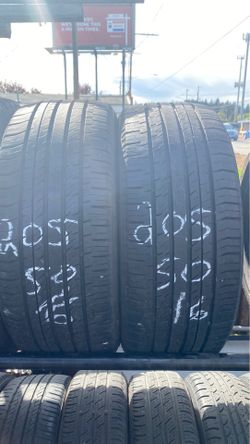 Used pair of tires 205/50R16 NOKIGN eNTYRE
