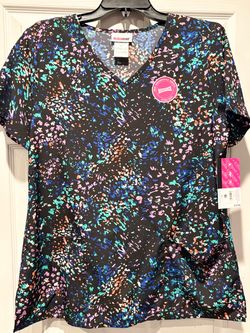 ScrubStar Top size Medium Stretch Material