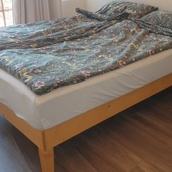 Bedframe and mattress for free