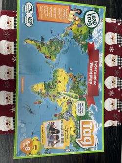 Leap Frog Touch And Learn World Map And Leap Frog Books
