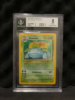 Venusaur Holo 15/102 Base Set BGS 8 NM-MT
