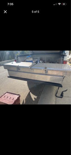 Tool lock box for truck