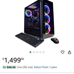 CyberpowerPC Gamer Xtreme VR Gaming PC, Intel Core i7-12700F 2.1GHz, GeForce RTX 3060 12GB, 16GB DDR4, 1TB NVMe SSD, WiFi & Win 11 Home (GXiVR8040A12)