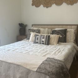 Mid Century Queen  Size Bed