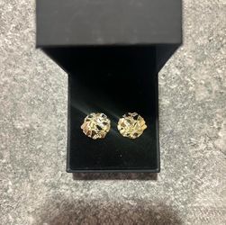 14k Gold plated nugget earrings