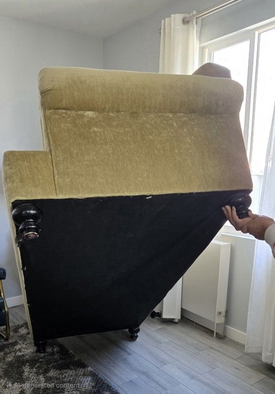 Sofa * Old Gold * 83" L