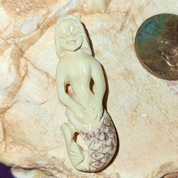 Mermaid Bone Pendant 