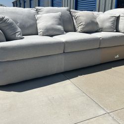 Brand New. Wayfarer-klaussner Plush Sofa Beige. Missing Chaise