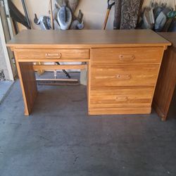 Desk..Brandt Ranch Oak..55 By 31 By 20..Great Shape