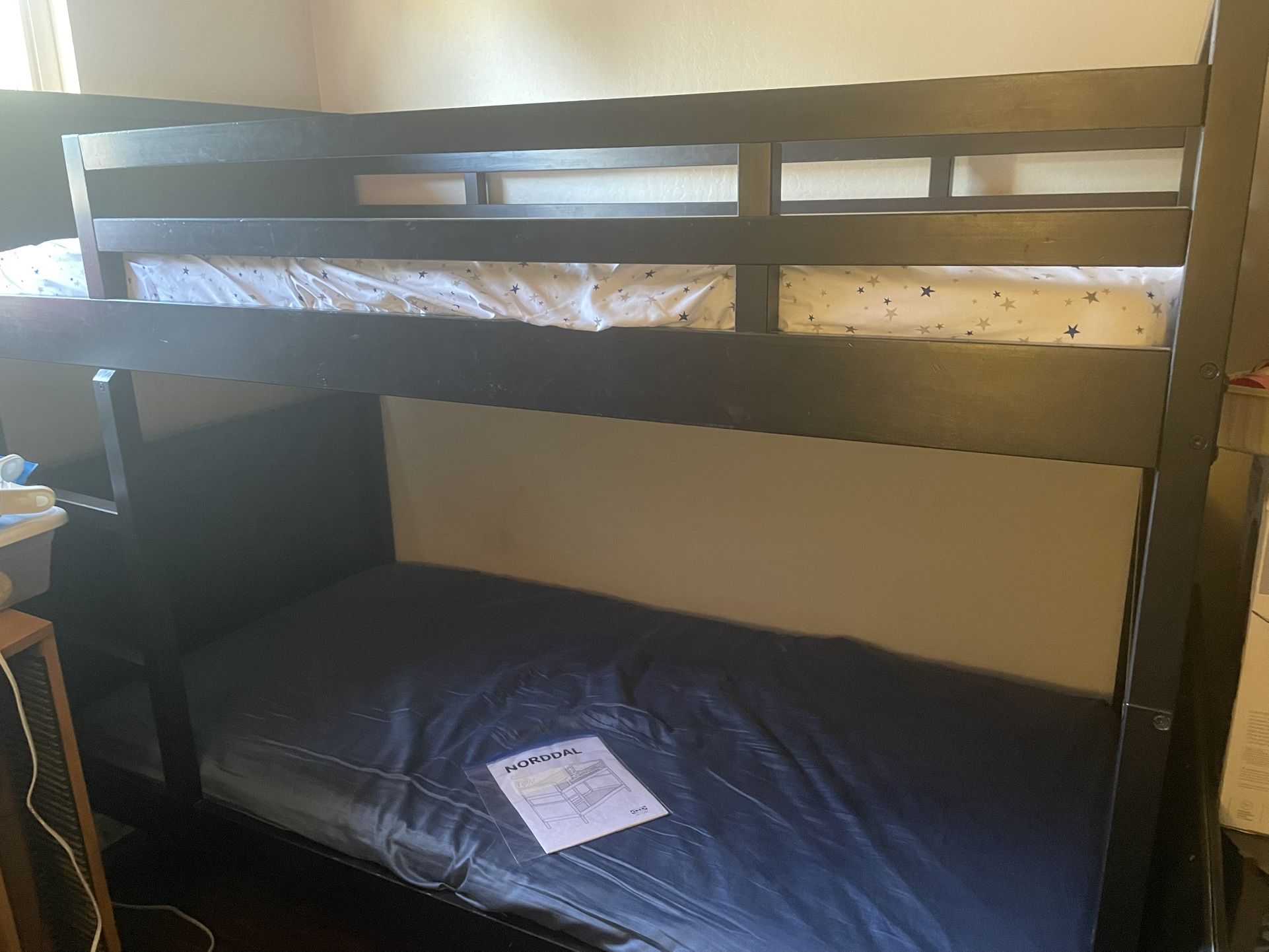 IKEA NORDDAL 二段ベッド 90x200 IKEA NORDDAL ノーレダール 2段ベッド