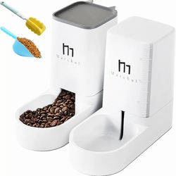Used Cat Feeder Set