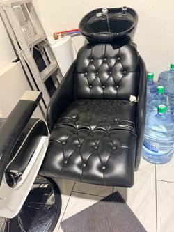 Salon Shampoo Bowl Chair with Basin