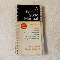 A Pocket Style Manual MLA