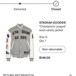 Stadium Goods Varsity Jacket