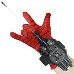 SUIZU Web Shooters, Spider Silk Launcher for Kids - USB Charging, Rope Launcher - Can Grab Small Objects