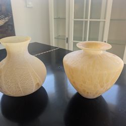 Two Elegant Decorative Vases. 