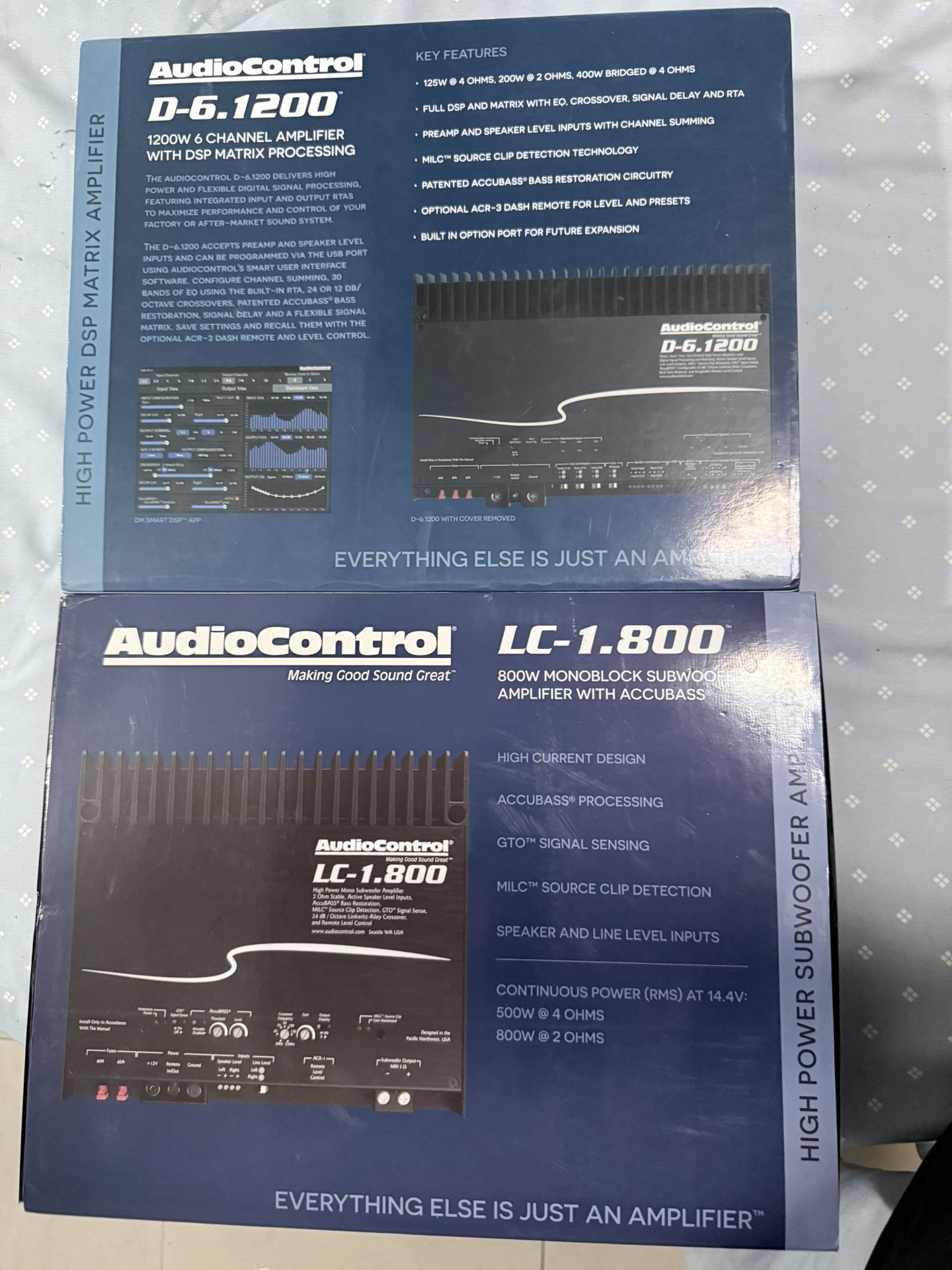 Audiocontrol D-6.1200 Amp+Dsp & LC-1.800