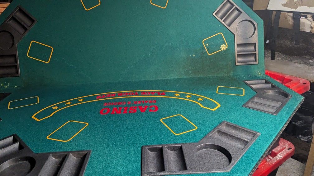 Poker Table Fold Up 