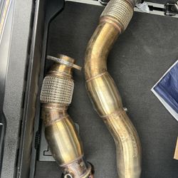 BMW S55 M2/M3/M4 3.5 Resonated Down Pipes 