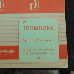 SELECTED STUDIES: for Trombone (Rubank Educational Library)
 By H.Voxman