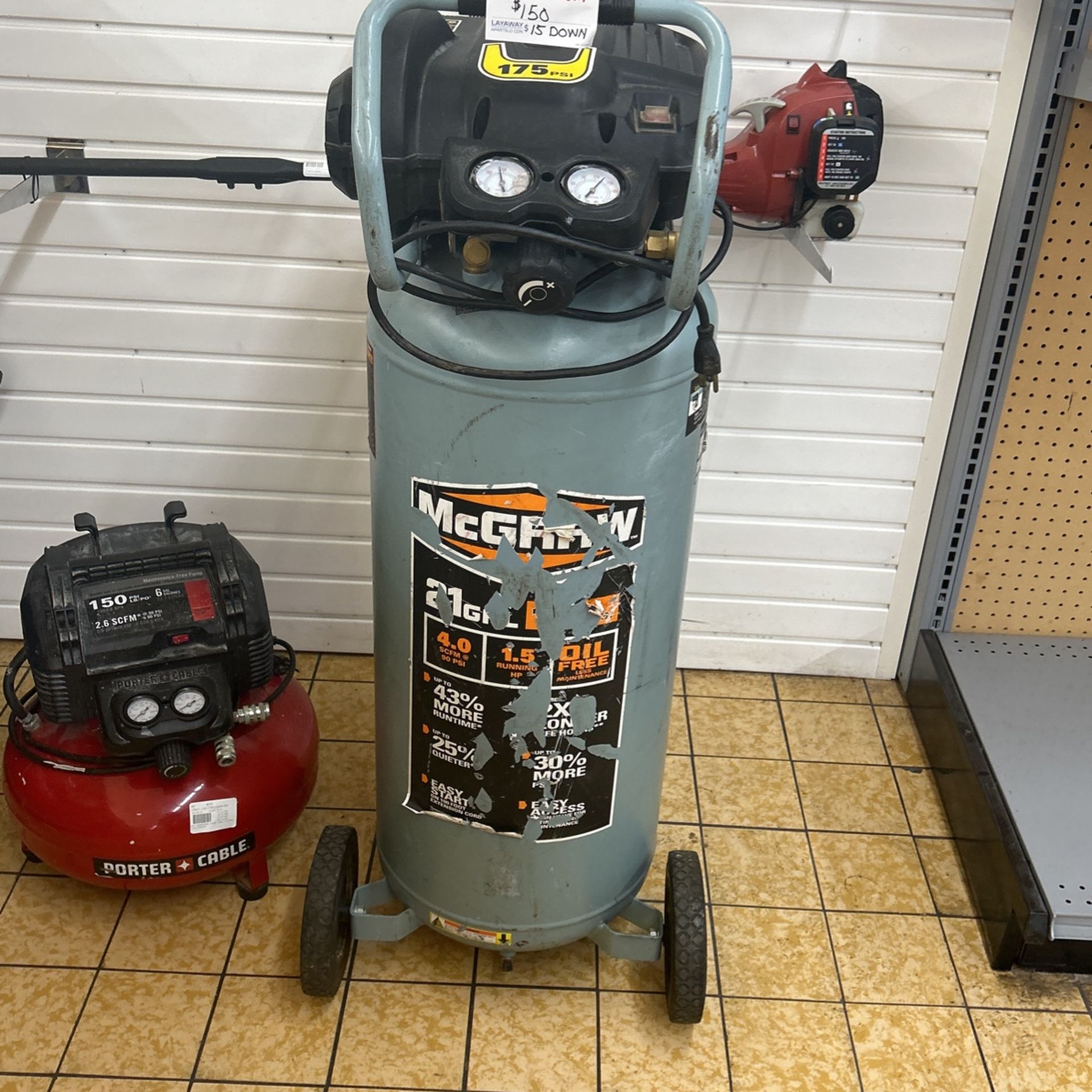 McGraw 21 Gallon Air Compressor