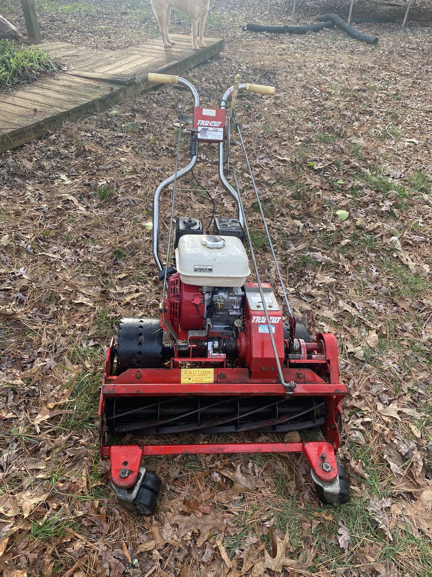 Tru Cut 27” Reel Mower Comercial With Grass Catcher (OBO)