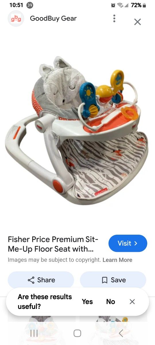 Fisher Price Sit ME Up Seat
