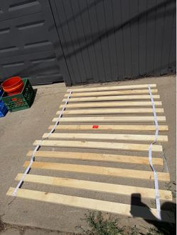 Full Solid Wooden Bed Slats- 54”x75”