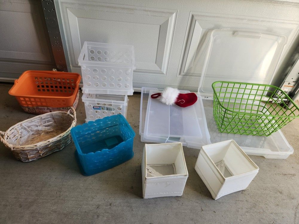 Storage Containers, Baskets