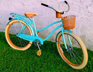 Women's huffy nel lusso 26" beach cruiser bike bicicleta basket
