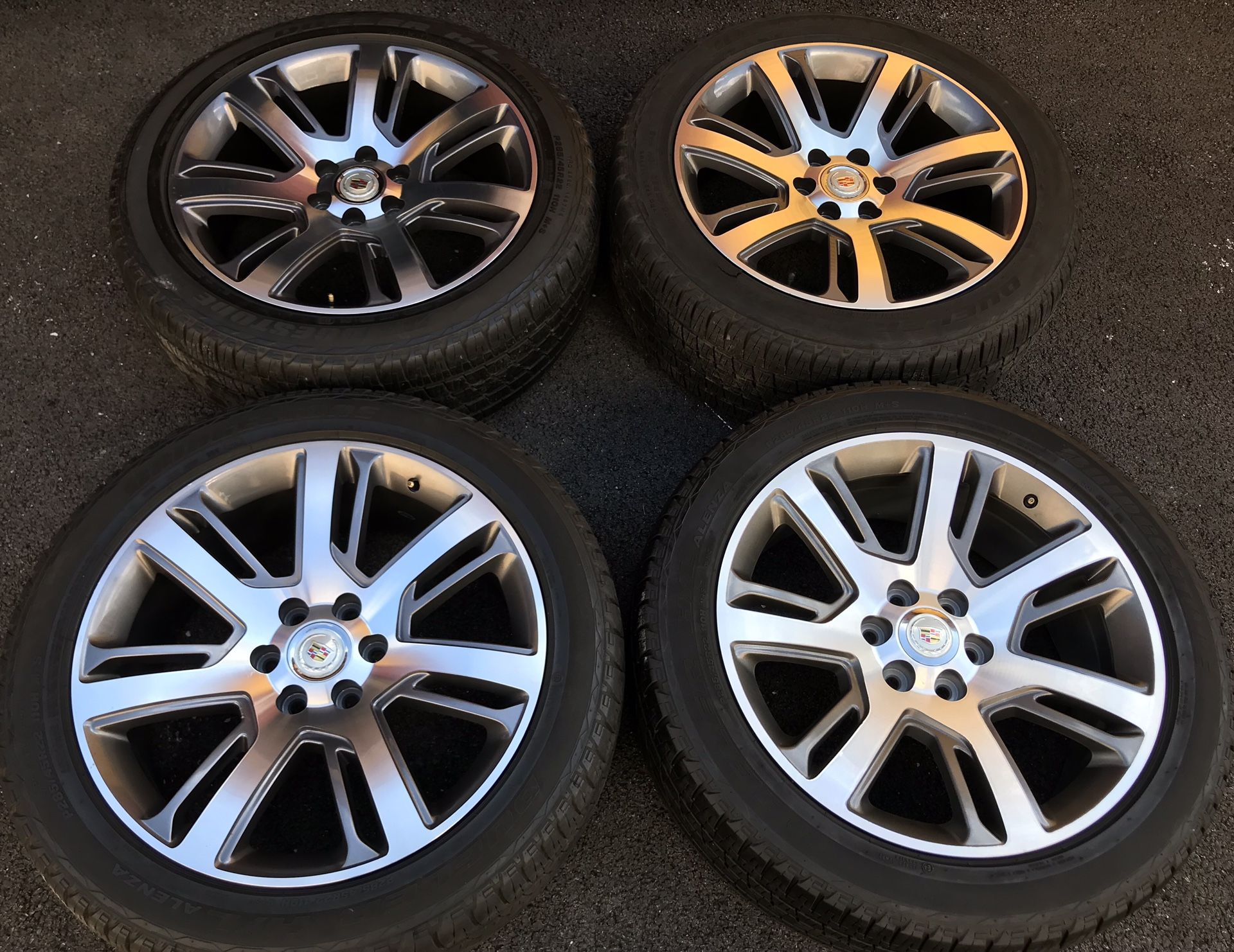 22” Cadillac OEM Escalade Factory Platinum Wheels Rims Tires 22 inch