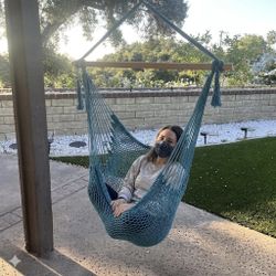 NEW Hammock Chair Patio Hanging Chair With Hanging Chain Hooks