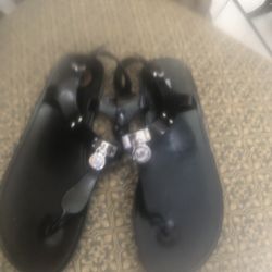 Black Mk Sandals 