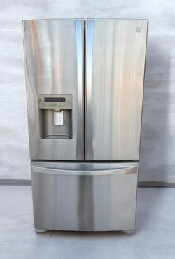 36” KENMORE ELITE FRENCH DOOR REFRIGERATOR STAINLESS STEEL “WORKS GREA T”