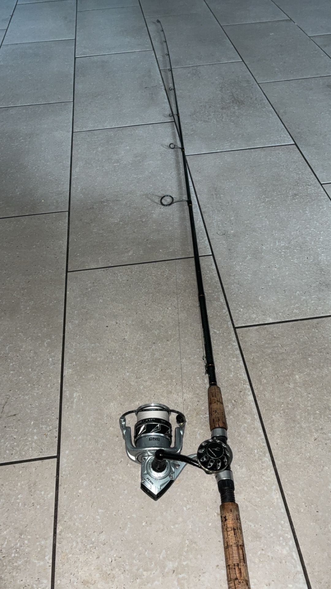 Penn Battle 3 Dx With Gomexus Handle,7,6ft Hurricane Cajico Jack Rod