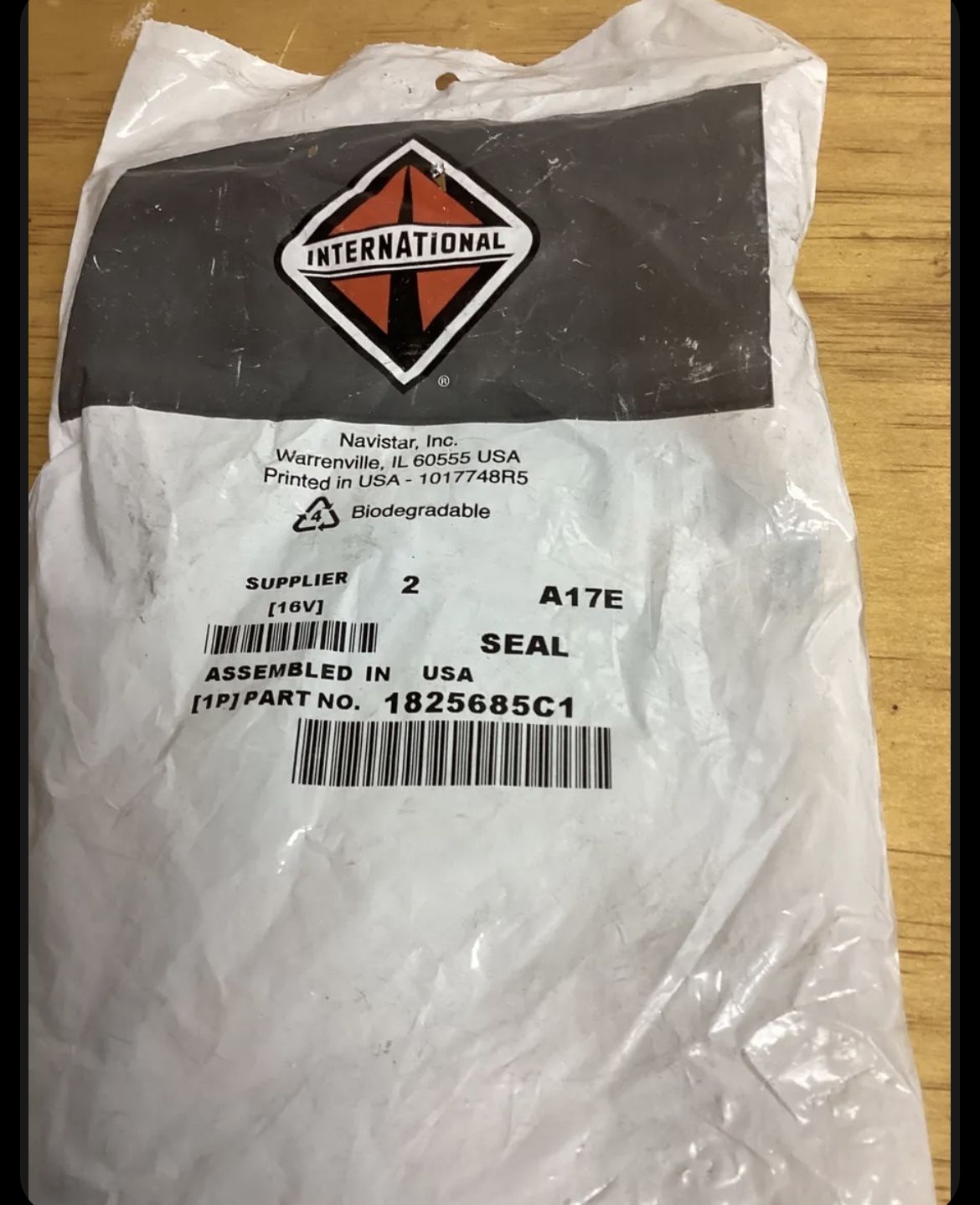 1825685C1, Navistar Gasket - High Pressure Oil Supply Pump 1 Available