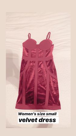 Velvet dress size small women’s