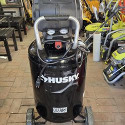 Husky 30g Portable Vertical Electric Air Compressor 