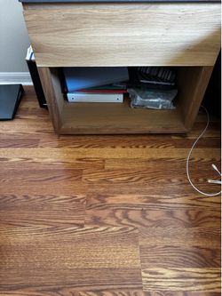 Solid wood nightstand