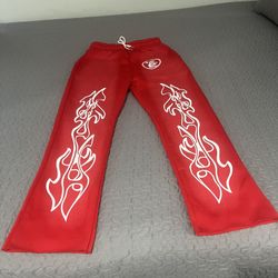   ✨ New Hellstar Red Sweatpants (Small)