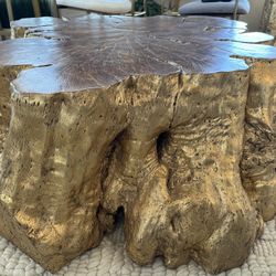 HD Buttercup Dixon Gilt Teak Coffee Table