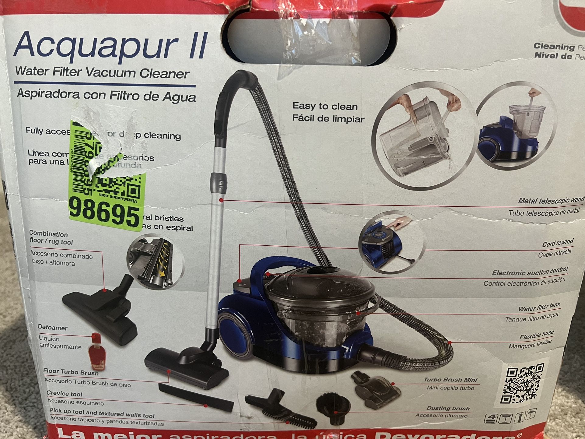 Koblenz Acquapur II Water Filter Vacuum Cleaner