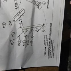 Storage Rack 100 Pounds Dumbell Set