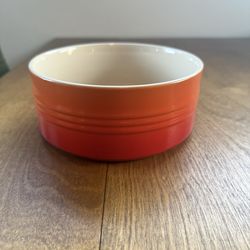 Le Creuset Stoneware Soufflé Dish — Flame